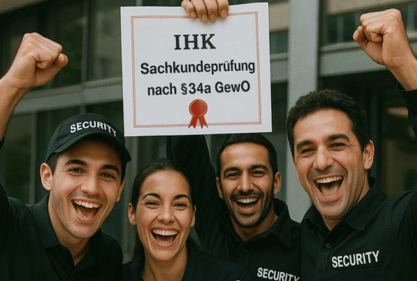 Preparation for the IHK expert examination §34a GewO